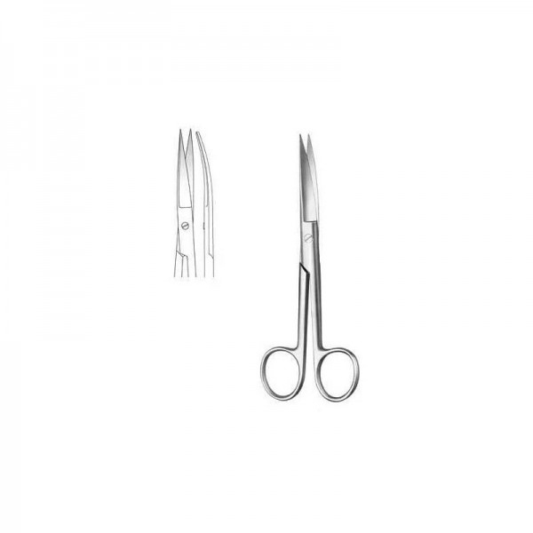 Curved scissors surgery, acute / aguda.11 cm. German quality. (While stocks last)